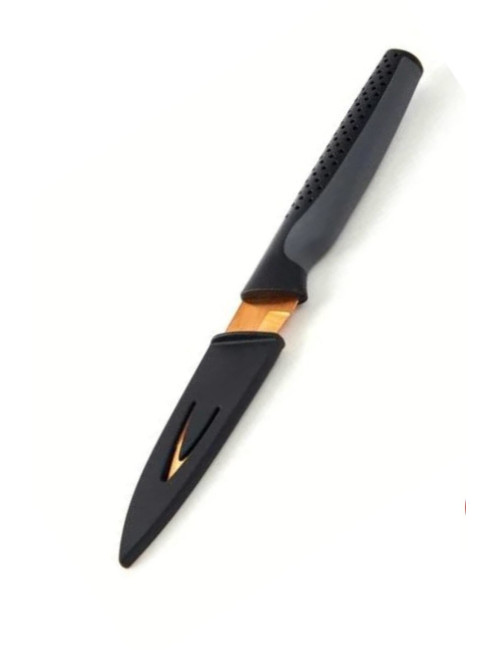 Titanium Coated Steel Steak Meat Fruit Vegetable Bread Kitchen Meat Cutting Chopping Knife - Chef Knife 23 cm