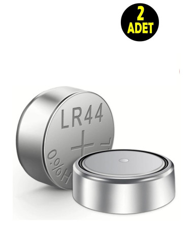 2 ADET AG13 Alkalin LR44H A76 SR44 357 V13GA Düğme Para Pil (A 76 AG 13 Terazi-Saat-Oyuncak Pili)