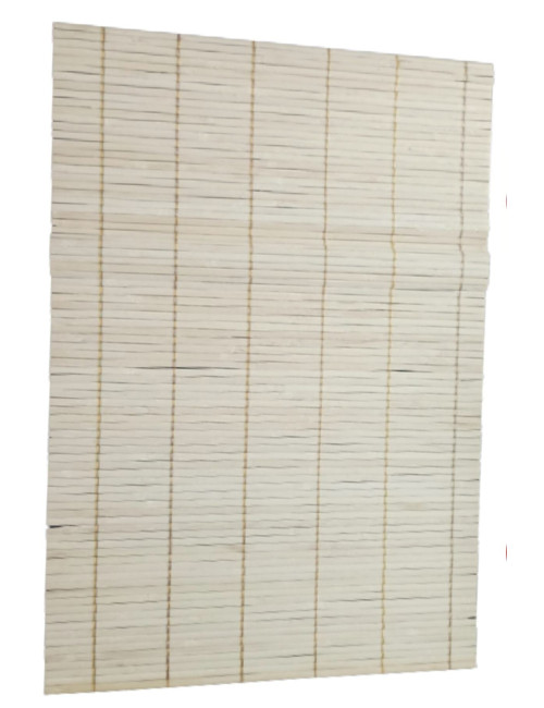 4 Pieces Bamboo Rectangular Wooden Foldable Placemat Runner 45x30 Cm