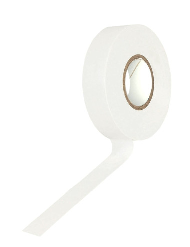 Plastik Elektrik Izole Bandı - Beyaz Elektrikçi Izolebant -kablo Lnb Elektrik Tesisatı Izole Bant