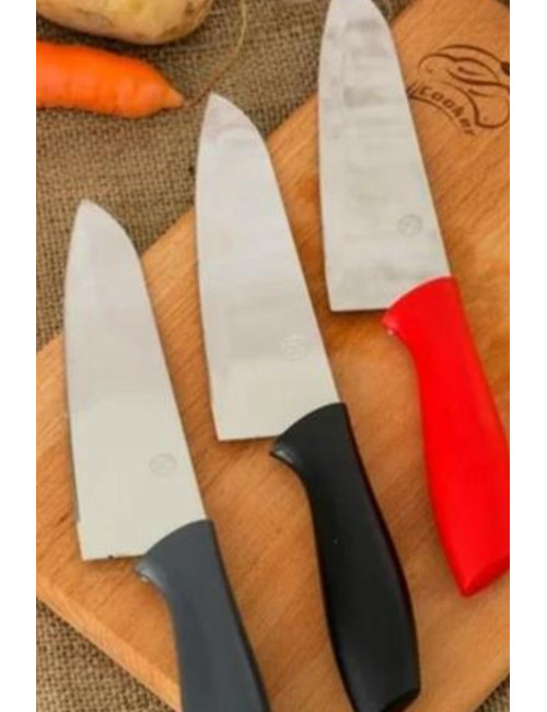 3 Pieces Steak Meat Fruit Vegetable Bread Kitchen Meat Cutting Chopping Knife - Chef Knife 28 cm