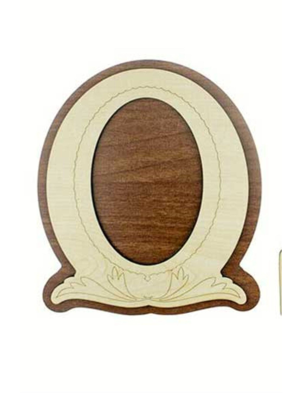 Gift Wooden 10*15 Cm Oval Tabletop Photo Frame