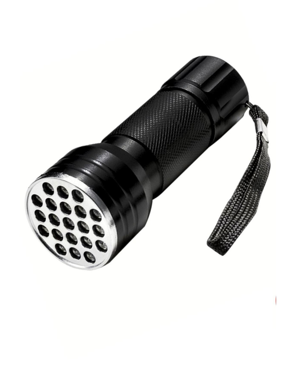 UV Light 21 LED Animal Feces Bacteria Counterfeit Money Detection Ultraviolet (UV) Light Metal Flashlight