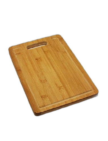 Wooden Meat and Bread Cutting Board, Vegetable and Fruit Chopping Board + Steak Cutting Knife, Kitchen Knife 20 cm