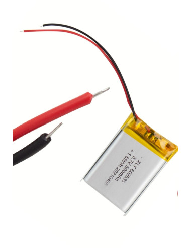 3.7 Volt Xly 602535 500 Mah 1.85wh Lithium Gum Polymer Battery for MP3 MP4 Smartwatch Drone Battery