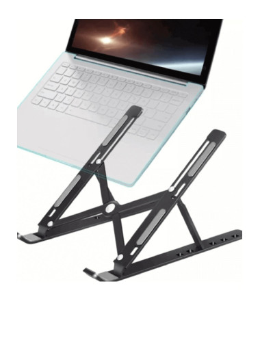 Siyah Kademeli Dizüstü Bilgisayar Laptop Macbook Notebook 7-10 Inç Tablet Ipad Uyumlu Standı