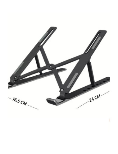 Siyah Kademeli Dizüstü Bilgisayar Laptop Macbook Notebook 7-10 Inç Tablet Ipad Uyumlu Standı