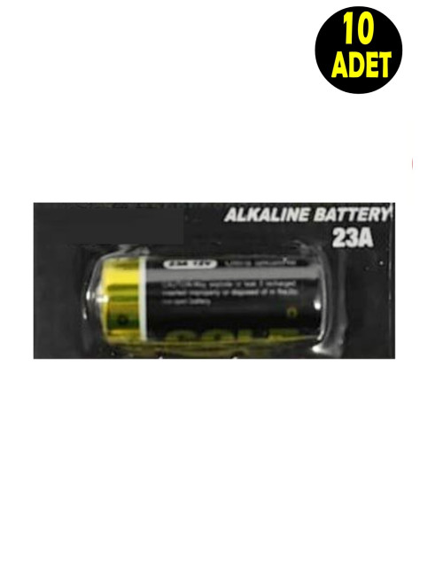أسعار الجملة لعشر قطع من بطاريات 23a 12v 23ae Mn21 A23 V23ga Vr22 القلوية القصيرة لأجهزة إنذار التحكم عن بعد في المرآب.