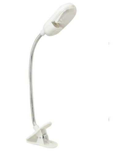 2 Pieces Clip-on Battery-Operated LED Night Lamp for Reading and Lighting in Bed (Mini Table Lamp)