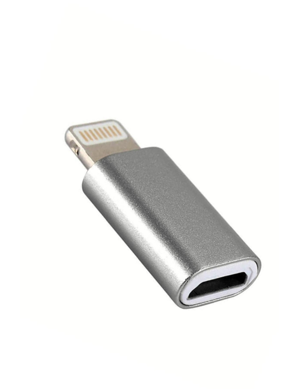 Micro Usb To Iphone Lighting Cep Telefonu Otg Çevirici ( Micro Usb Yi Iphone Dönüştürücü Aparat)