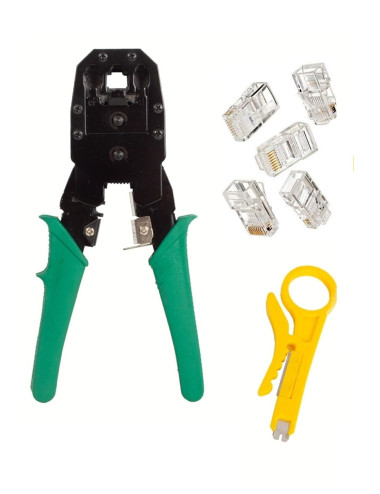 Internet Data Telephone Cable Jack Crimping Pliers for RJ45 RJ9 RJ11 RJ45 RJ-45