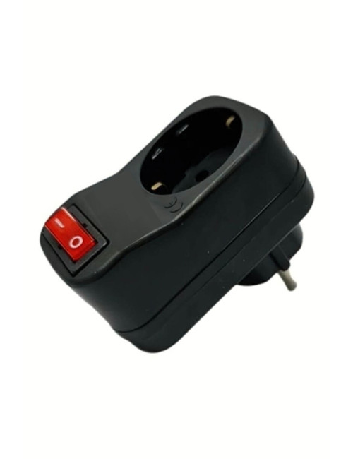 2 Switched 3500W 16A 150 Joule LED High Current Lightning Shock Protected Grounded Sockets