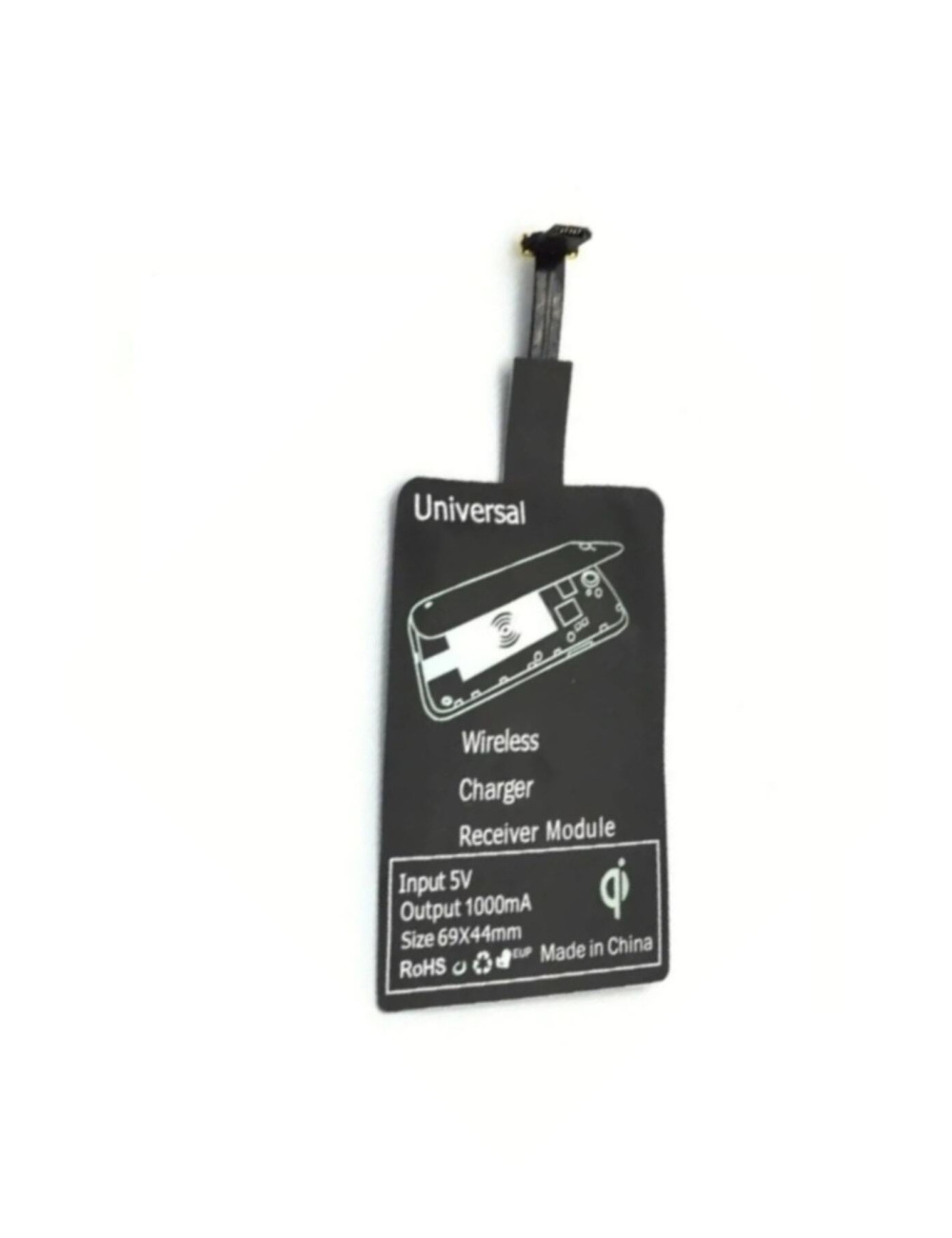 Micro Usb Girişli Android Kablosuz Harici Qi Wireless Şarj Alıcısı Adaptörü Filmi Çevirici Pedi