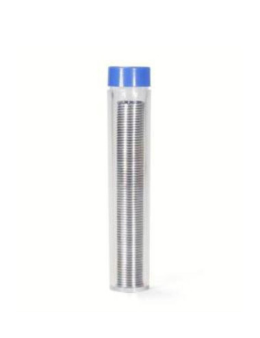 10 Gram 1.0 Mm Tüp Lehim Kaynak Teli 60/40 + 50 Gram Cam Şişe Havya Lehim Pastası