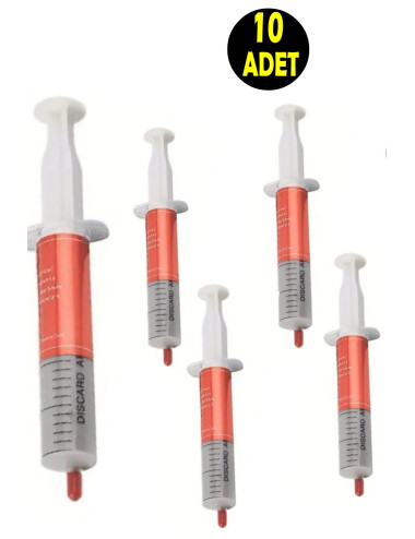 10 Pieces 25 gr Gray Syringe CPU VGA Chipset Radiator PC Thermal Paste Processor Paste Heat Conductor