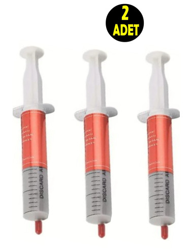 3 x 25g Gray Syringes CPU VGA Chipset Radiator PC Thermal Paste Processor Paste Heat Conductor
