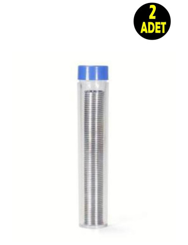 2 Adet 10 gr 1.0 mm Tüp Lehim Kaynak Teli 60/40