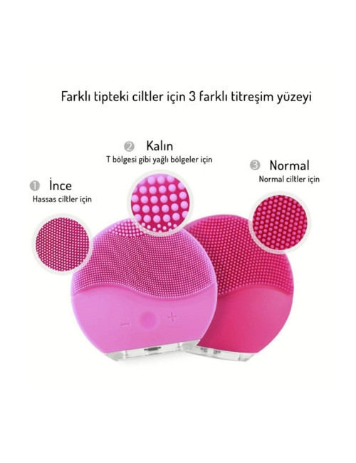 Silicone Brush Waterproof Vibrating Facial and Body Cleansing Care Massager Silicone Skin Care Tool
