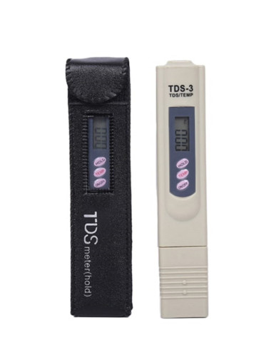 Dijital Tds Metre Su Kalitesi +sıcaklığı Ölçüm Cihazı-su Termometresi-akvaryum Su Saflık Ölçer Aleti