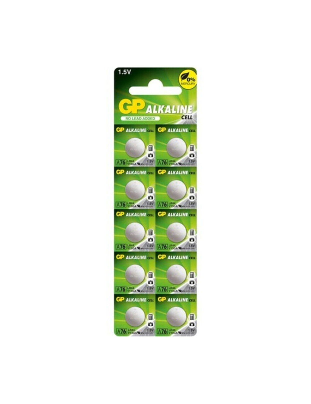 Gp 10'lu 3 Kart (30 Adet) A76 1.5v Alkalin Düğme Pil