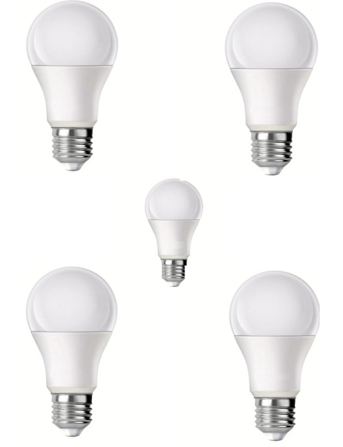 5 x 12 Watt 850 Lumen Energy Saving LED Bulbs - 12W Daylight 32000K LED Lamp