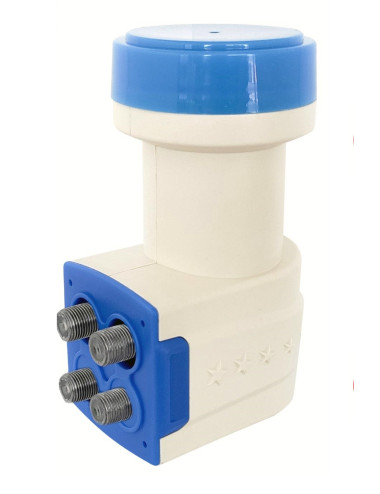 20 Meter Satellite Cable + Quad Output Dish Satellite 4K Full HD 3D LNB (4-way Quad LNB)