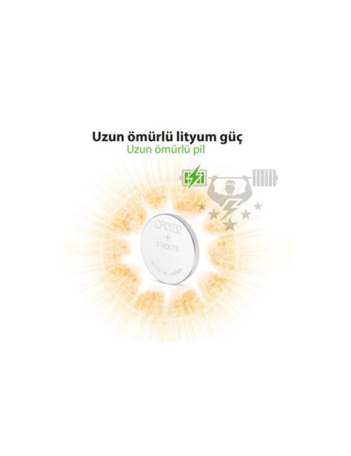 Cr2032 Lıtyum 3v Düğme Pil 5'li Blister 2032 3 Volt