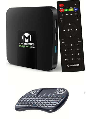 X-200 Wifi 4K Android Smart TV Box 2GB RAM 16GB ROM TV Box + Air Keyboard Mouse