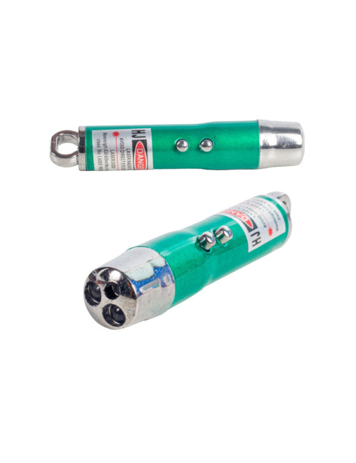 GD-109 AG13 Battery Powered 3-in-1 Red Laser Pointer - Money Checker and Flashlight