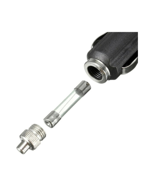 Araç Oto Çakmaklık Soketi Fiş Metal Uçlu Ledli 12-24v