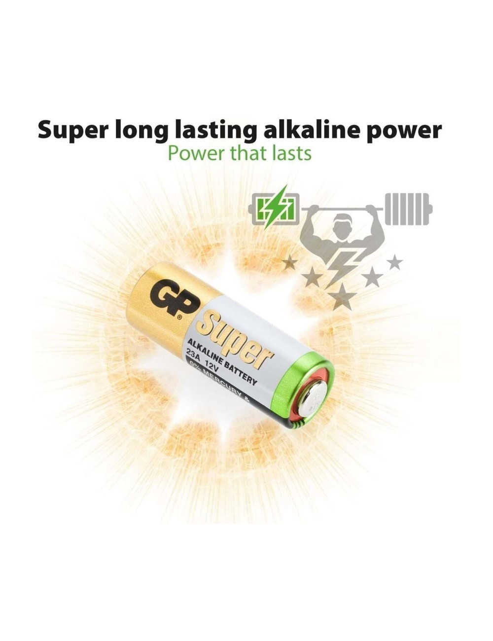 Batterıes 23a Super Alkalın 23a/mn21/v23ga Boy Pil 12v (1adet)