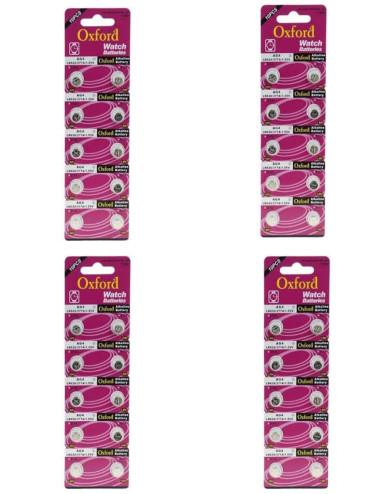 40 قطعة من بطاريات AG4 LR626 377A SR626 177 القلوية 1.5 فولت (للموازين والساعات والألعاب وأبواب المرآب)