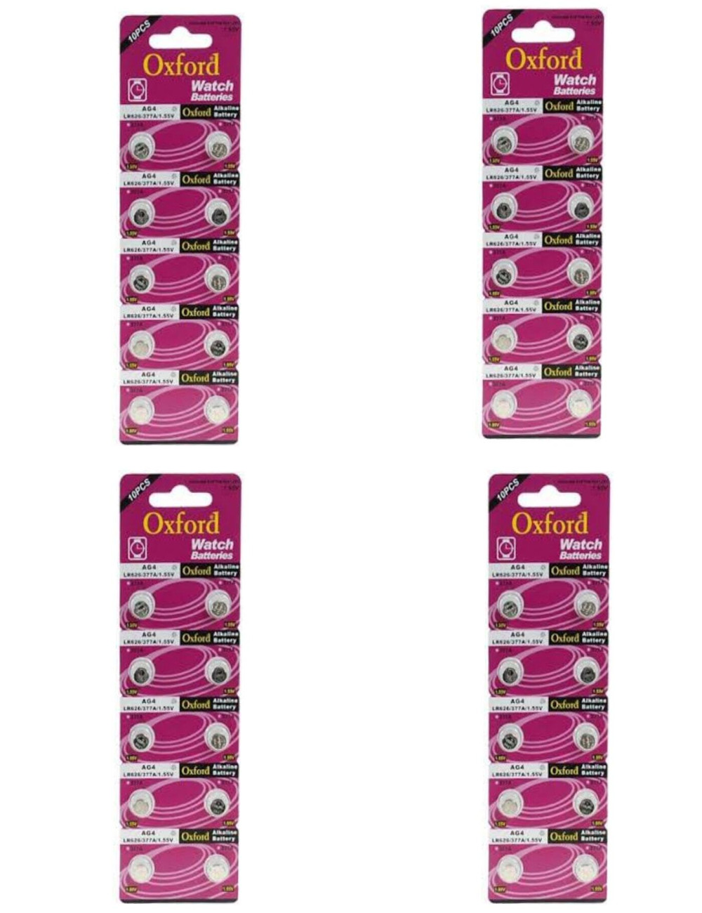 40 Adet Ag4 Lr626 377a Sr626 177 Alkalin 1.5v Düğme Pil (terazi Saat-oyuncak Garaj Pili)