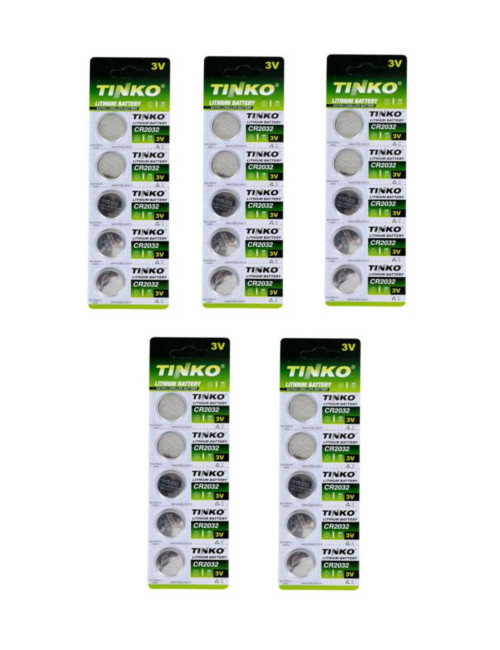 Wholesale prices for 25 x 3 Volt CR2032 Lithium Button Coin Batteries (DL2032 Lithium Battery for BIOS, Shutters, Remote Control