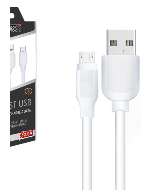 أسعار الجملة لكابلين من نوع Micro USB للشحن السريع ونقل البيانات بطول 125 سم وقوة 2 أمبير للهواتف المحمولة التي تعمل بنظام Andro