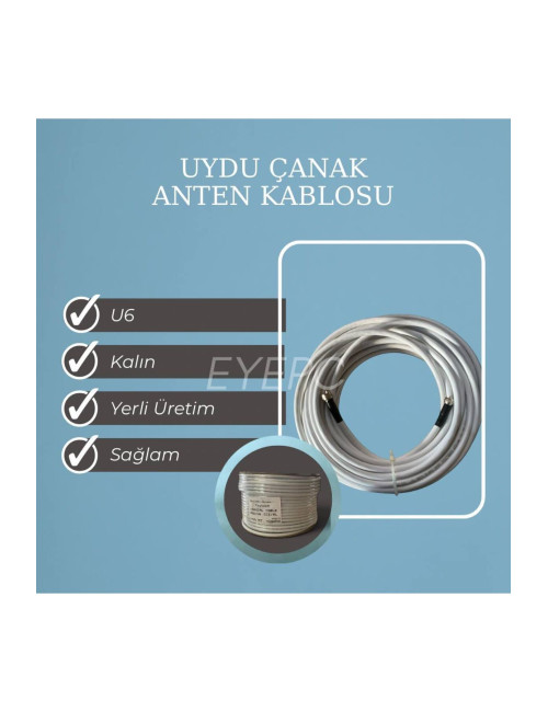 Wholesale prices for 30-meter RG6 U6 satellite dish antenna cable.